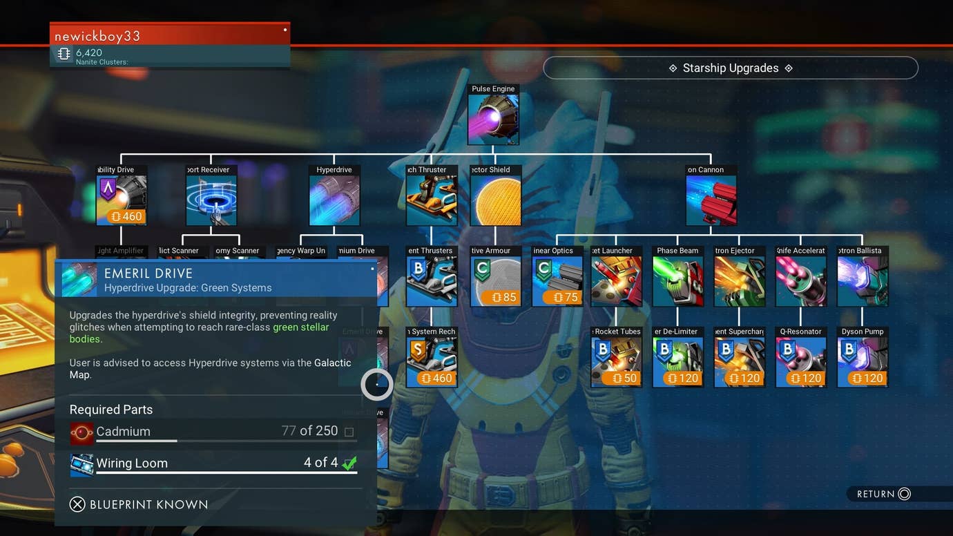 No Man's Sky How to Get an Emeril Drive VG247