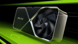 A render of the Nvidia GeForce RTX 4090 graphics card.