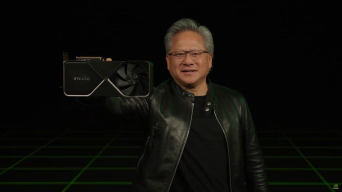 Jensen Huang CEO ของ Nvidia ถือ GeForce RTX 4090 Founders Edition