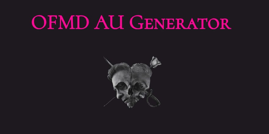 Our Flag Means Death AU Generator screenshot