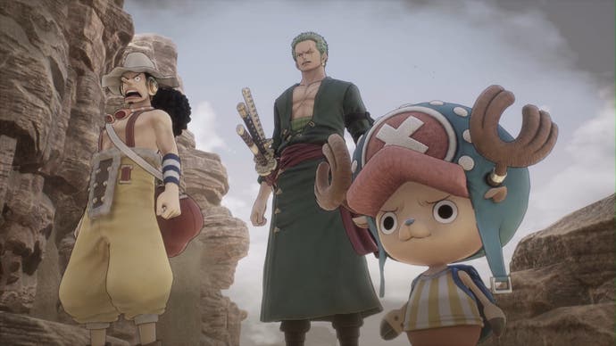 Chopper, Lysop und Zorro