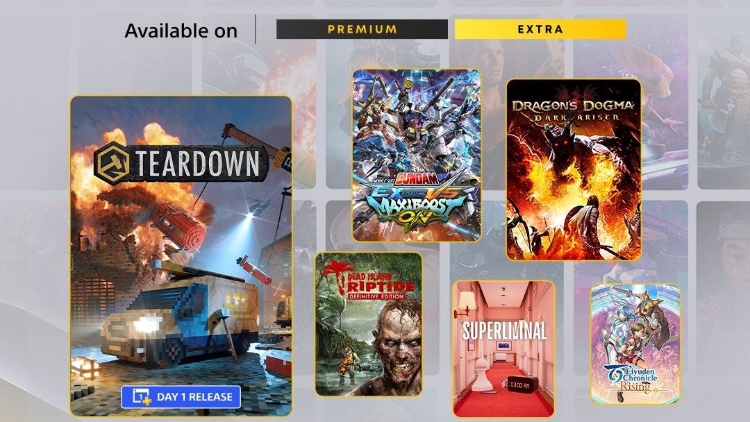 PlayStation Plus Lineup For November Includes Day One Release Teardown ...