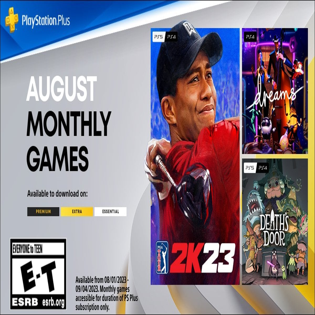 PlayStation Plus: confira os jogos de agosto para PS5 e PS4