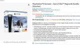 Sony lässt euch jetzt die PS5 für Januar vorbestellen - Im Bundle mit God of War Ragnarök.