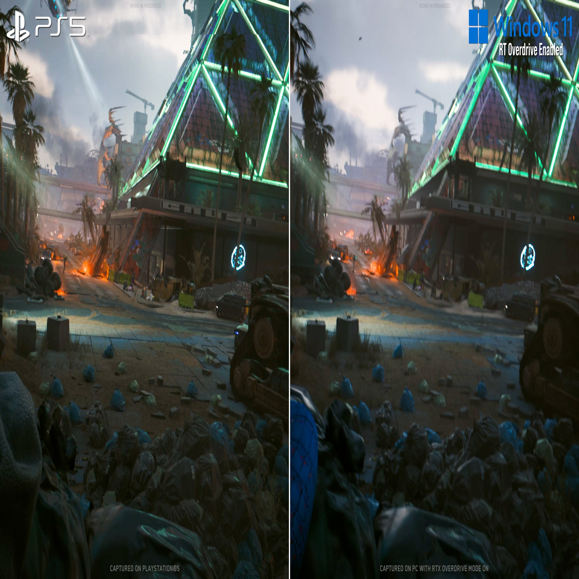 Here's how Cyberpunk 2077 compares on PS5 vs. PC