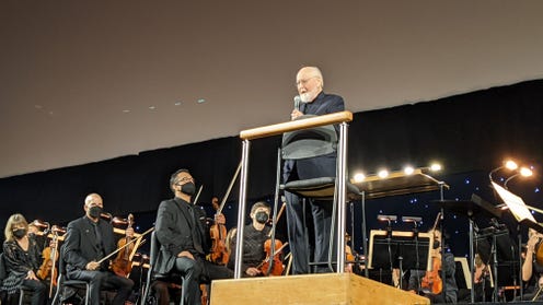 Legendary Star Wars composer John Williams returns to conduct surprise orchestra performance at Star Wars Celebration