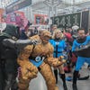 Photo of Fantastic Four cosplayers on New York Comic Con floor