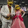 Photo of two cosplayers at New York Comic Con