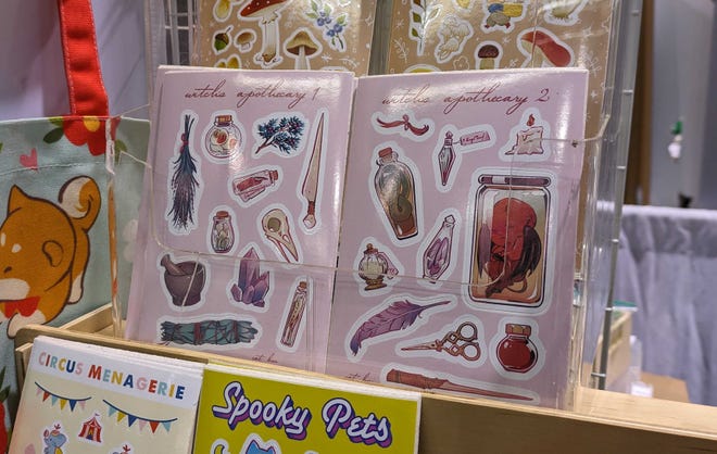Photograph of sticker sheets