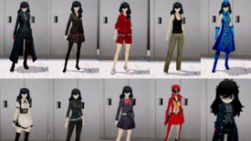 Joker from Persona 5 in various outfits