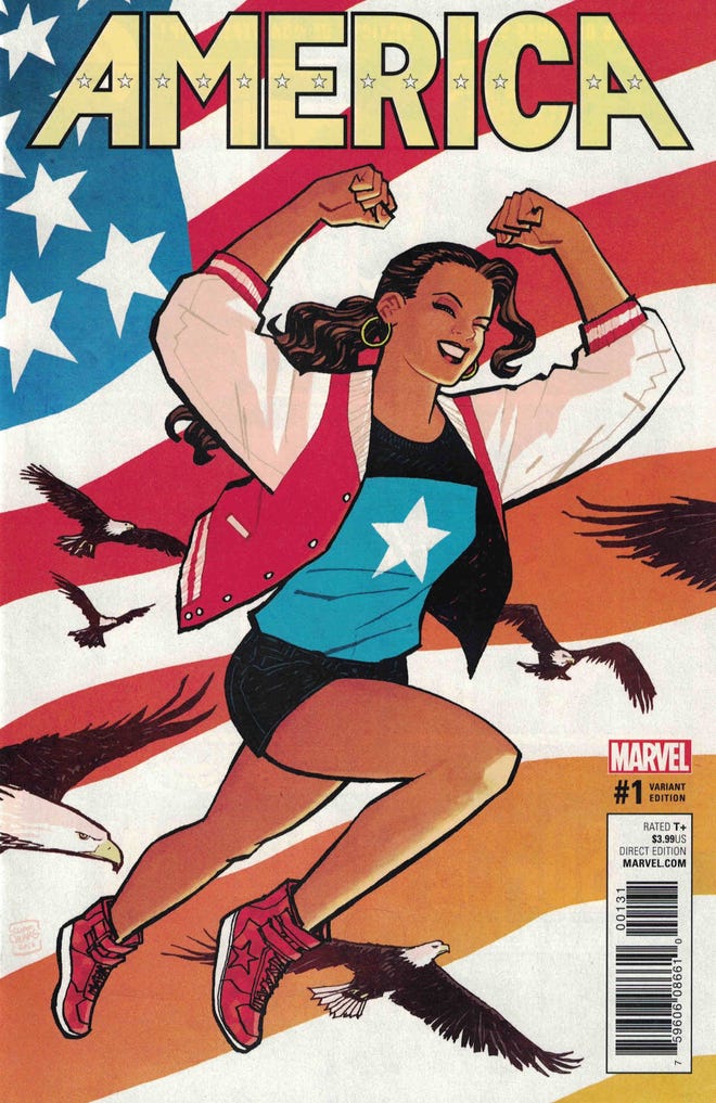 America #1 variant cover by Cliff Chiang
