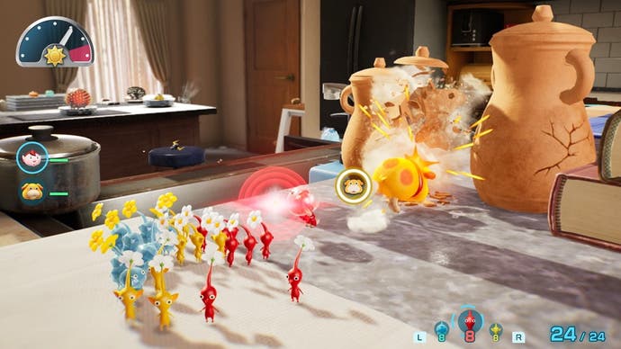 Pikmin 4 includes an area inside a human house for the first time.