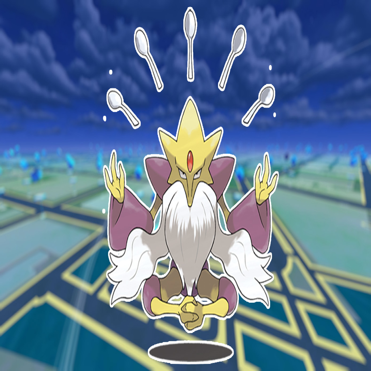 Evolução Mega Alakazam shiny - Pokémon GO 