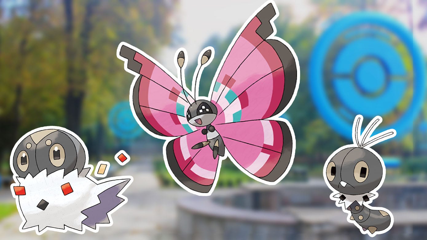 Pokémon Go Vivillon map, Vivillon patterns and how to get Scatterbug