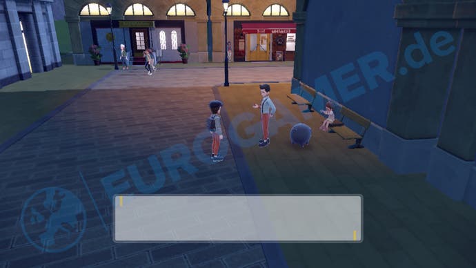 Herausforderer 2 für die Arenaprüfung der Mesclarra-Arena in Pokémon Karmesin und Purpur.