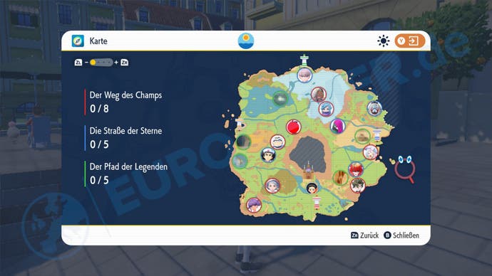 Wo ihr die Mesclarra-Arena in Pokémon Karmesin und Purpur findet.