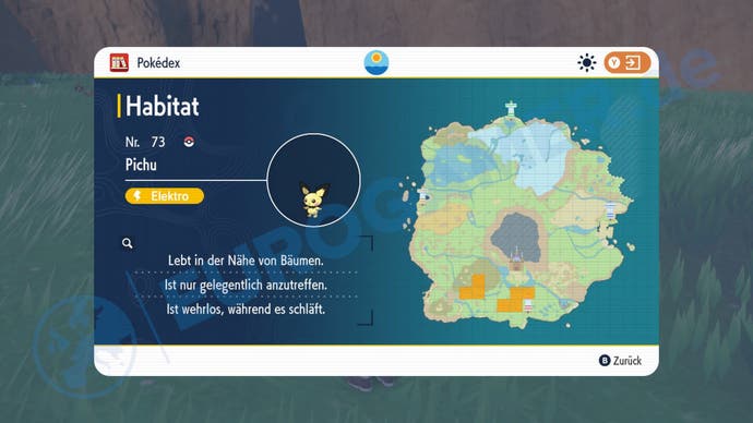 Hier findet ihr Pichu in Pokémon Karmesin und Purpur.