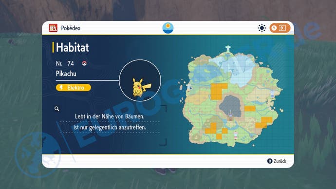 Hier findet ihr Pichu in Pokémon Karmesin und Purpur.
