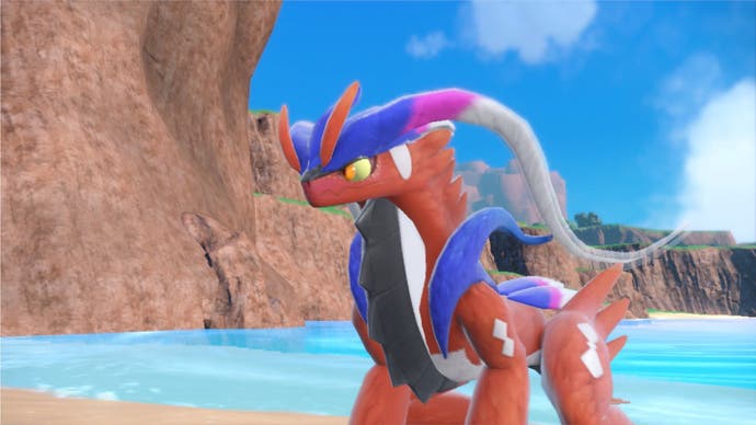 Euer legendäres Pokémon in Pokémon Karmesin und Purpur.