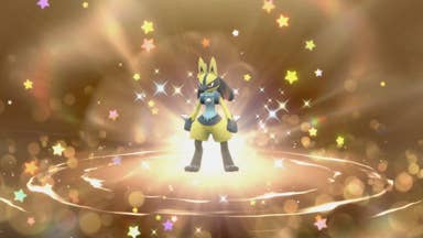Pokémon Karmesin und Purpur: Holt euch ein schillerndes Lucario.