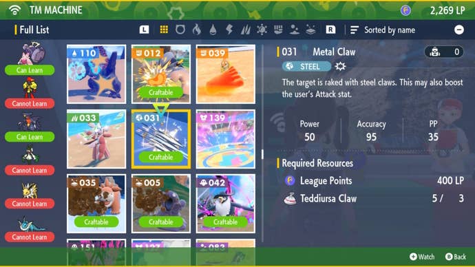 Pokemon Scarlet and Violet: Where to find TM Metal Claw | VG247