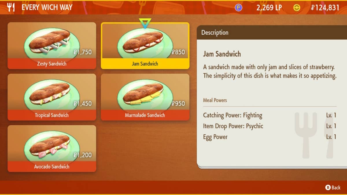 Pokemon Scarlet and Violet Sandwich Recipes: How to boost stats and  encounter rates using sandwiches