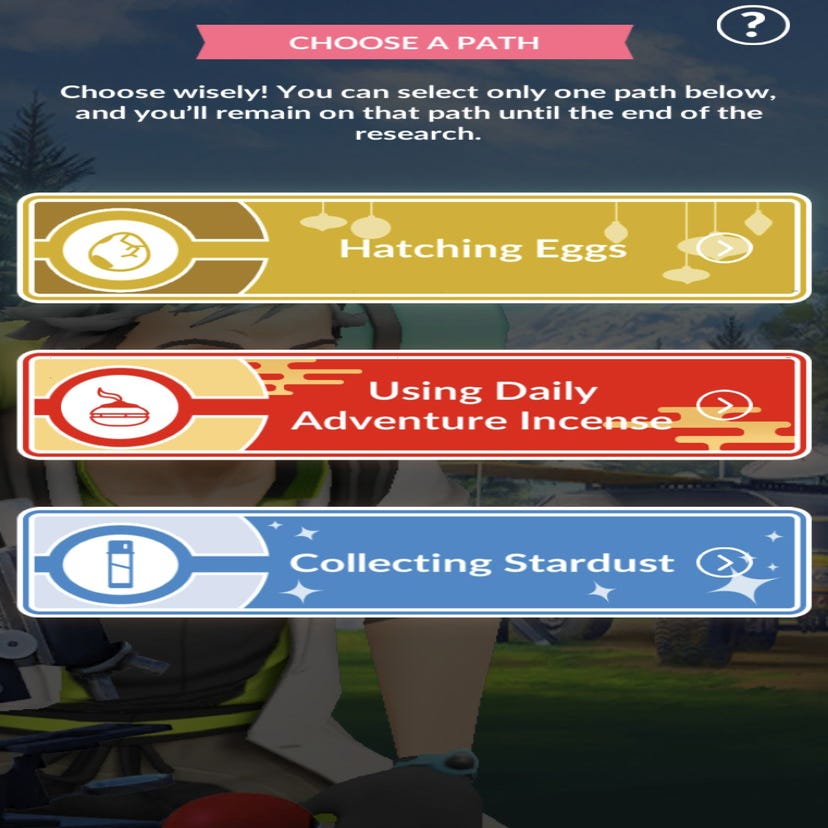 pokemon go lucky wishes research tasks