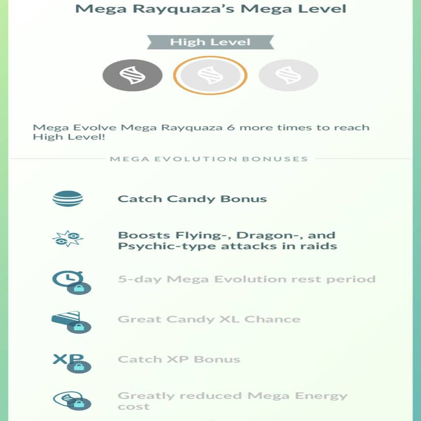 Hunting Rayquaza, Mega Evolution