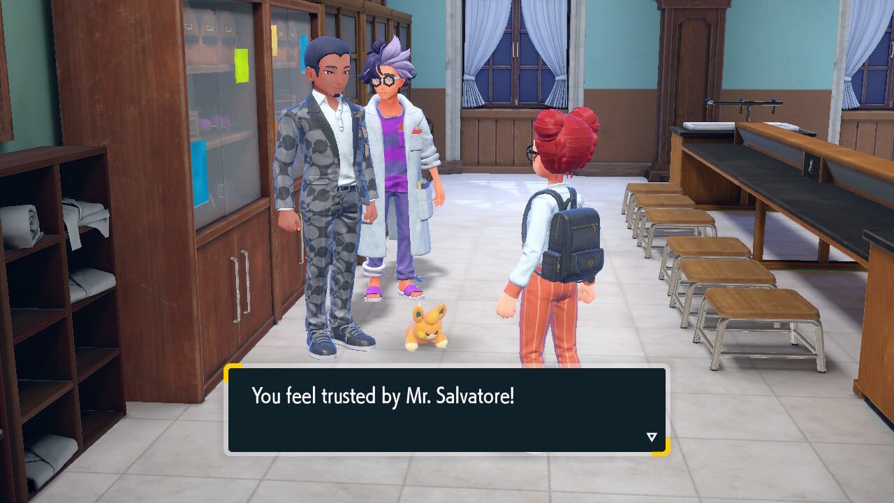Pokémon Scarlet and Violet school answers for History, Biology, Math