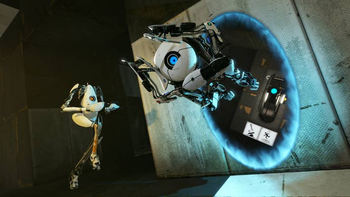 ATLAS and P-body of Portal 2's co-op campaign are shown.