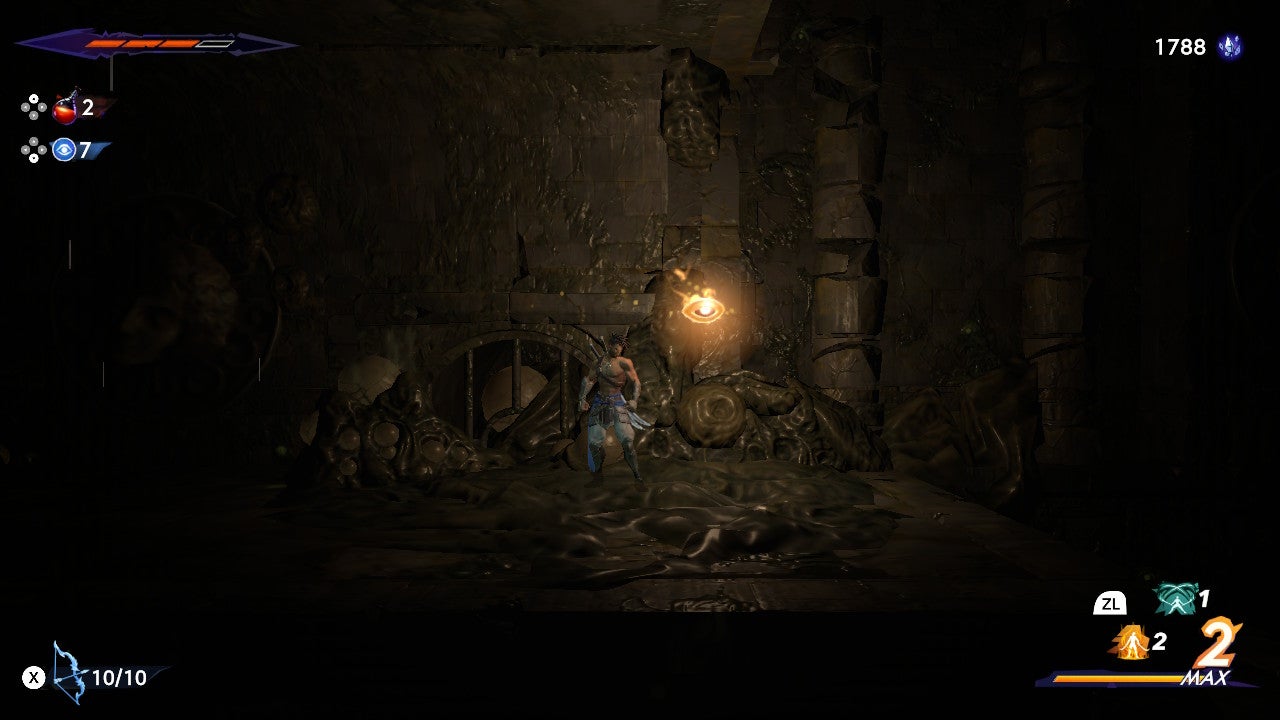 In Prince of Persia: The Lost Crown, our heroes use glowing orbs to navigate dark sewers.
