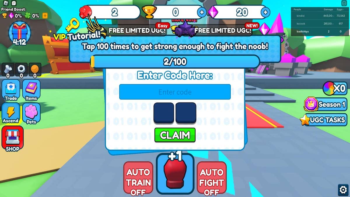 Boxing Clicker Simulator Codes (December 2023) - Pro Game Guides