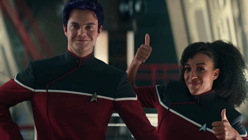 Star Trek: Another crossover between Lower Decks and Strange New Worlds teased at NYCC 2023