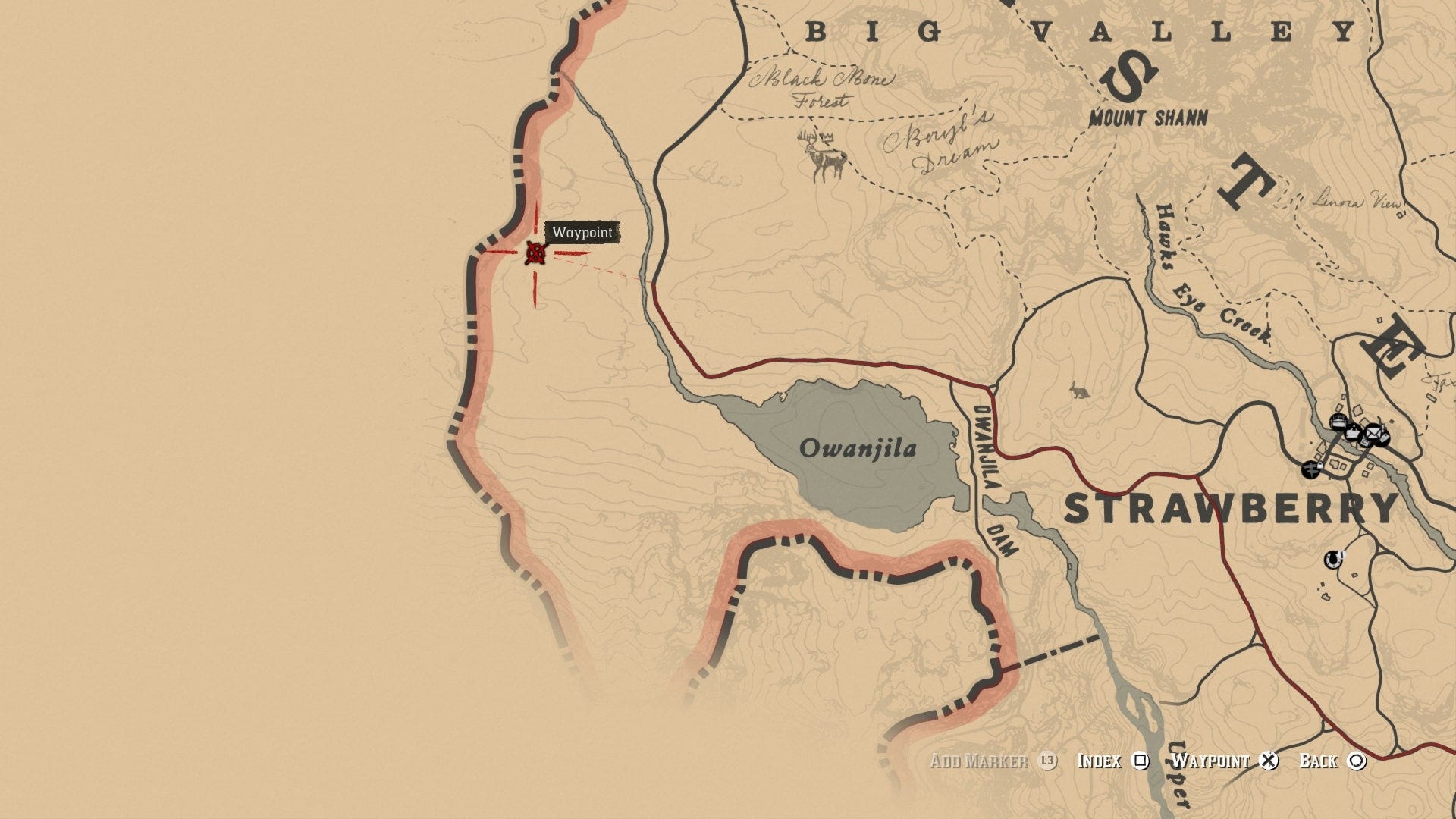 Red Dead Redemption 2 부의 랜드마크 보물 위치