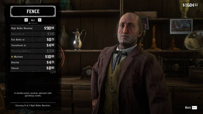 Артур посещает забор в Сен-Дени в Red Dead Redemption 2