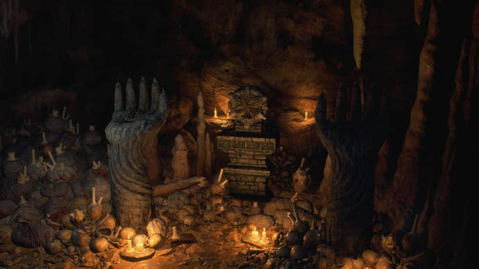 The Cave Mural in Resident Evil 4 Remake
