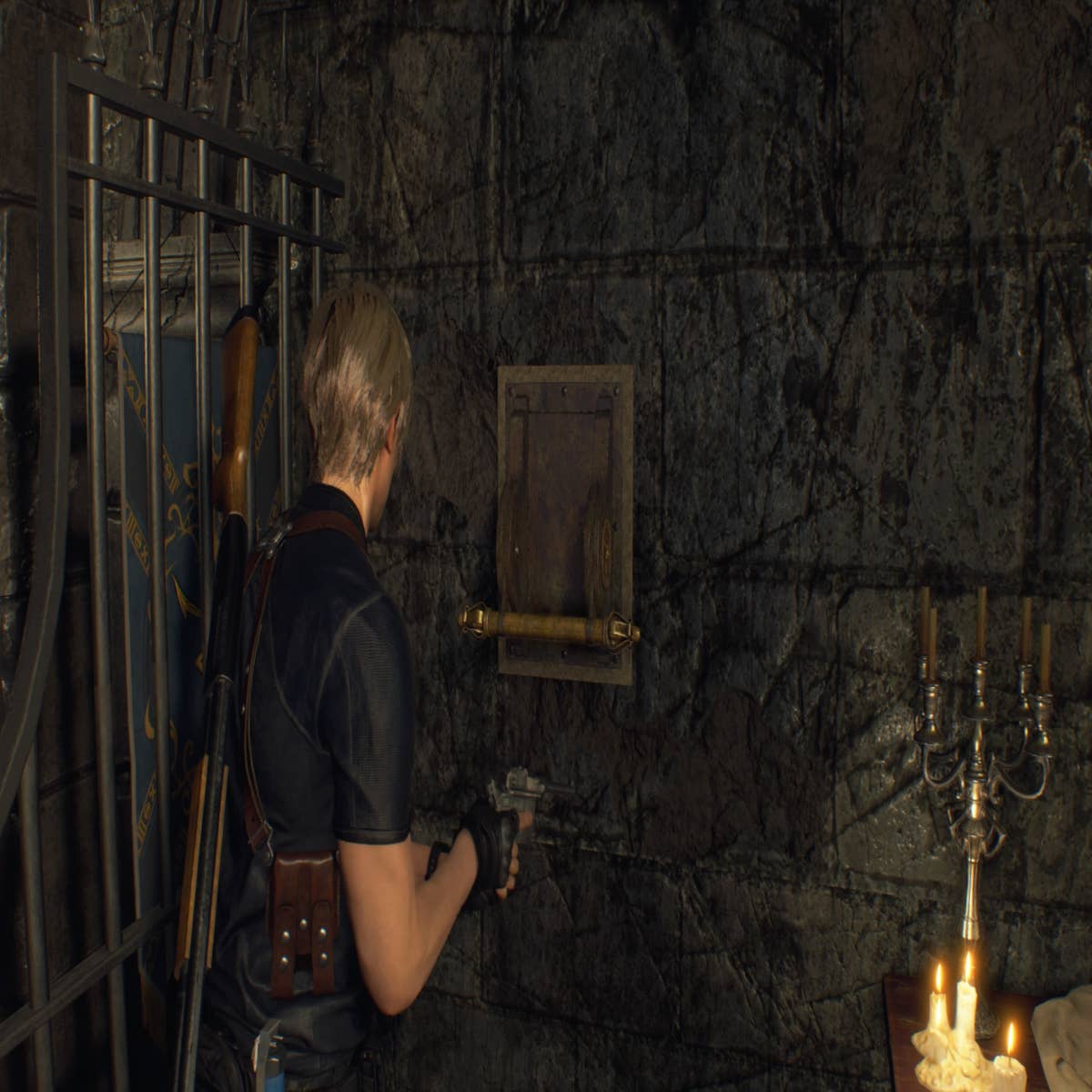 Resident Evil 4 church puzzle, How to solve stained glass window