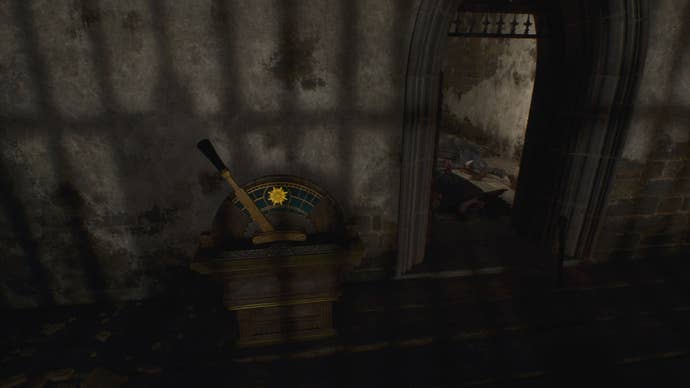 A lever is shown beside a gate in Resident Evil 4 Remake