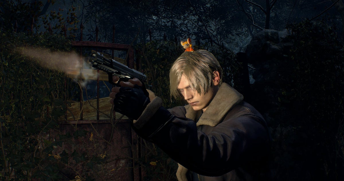 vergil eating a burger on X: Ok but get this: imagine you booted up Resident  Evil 4 remake and instead of Ashley being a tiny mouse, Ada was a lil ole  bat.
