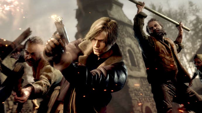 resident evil 4 remake key art