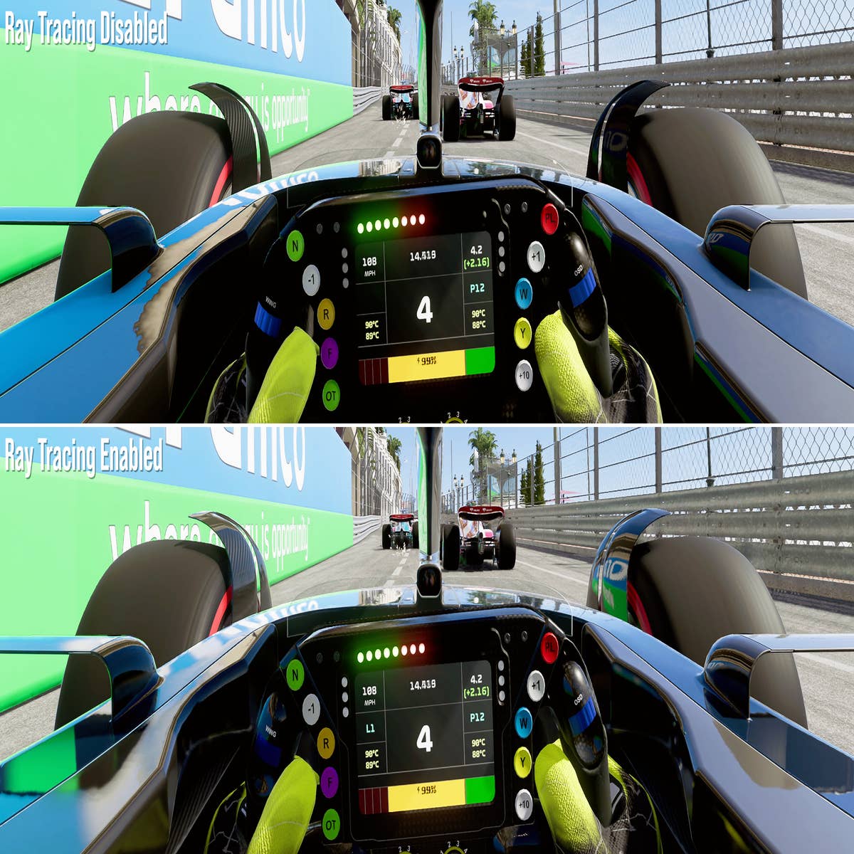 Ray tracing in F1 22 is not worth the penalty to performance