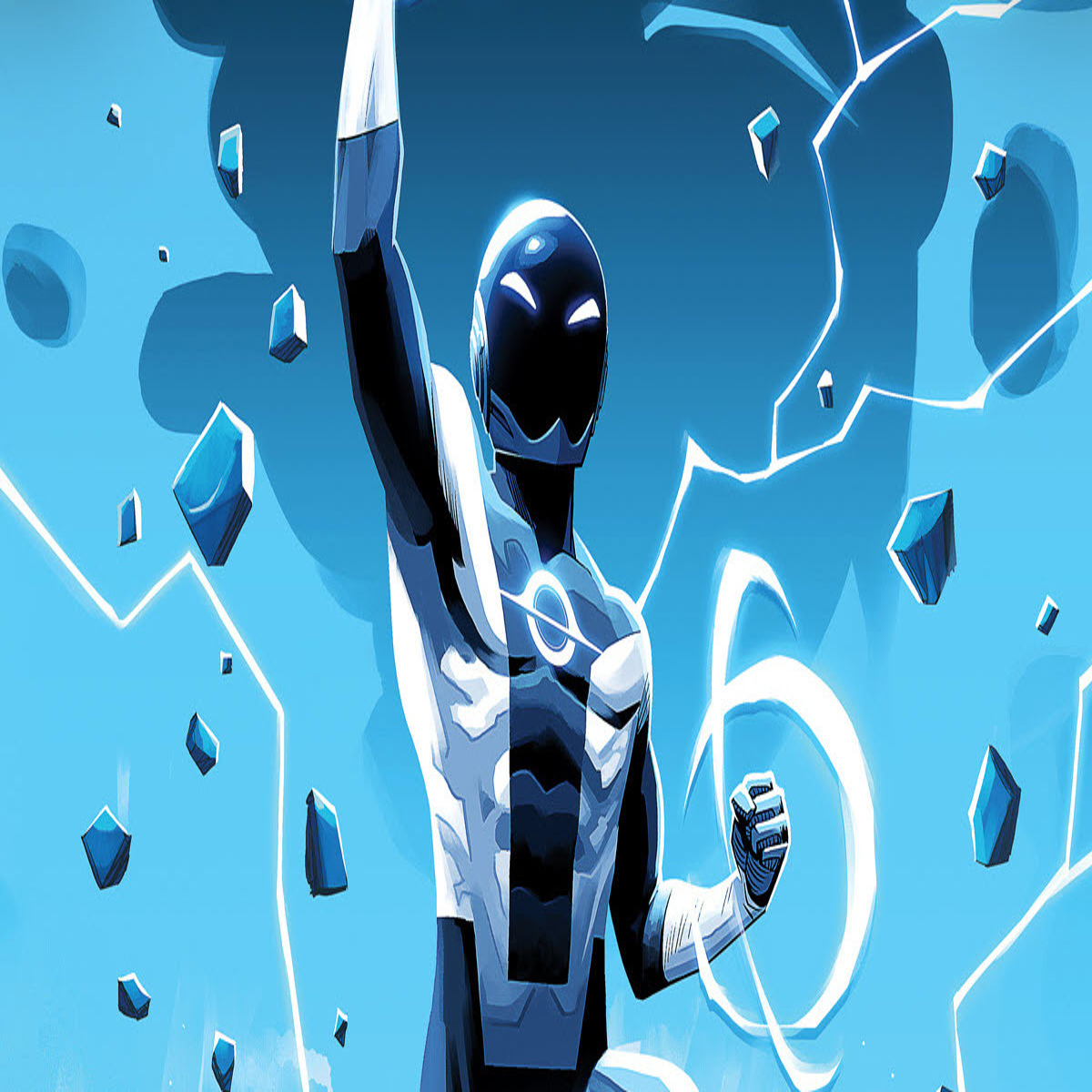 super power anime from the future - illustration background ilustração do  Stock