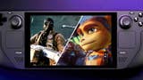 ratchet and clank rift apart and remnant 2 shown on the steam deck
