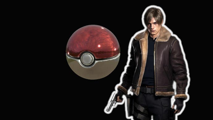 Resident Evil 4 Remake: Mit einem Pokéball könnt ihr jetzt eure Gegner wegsprengen.