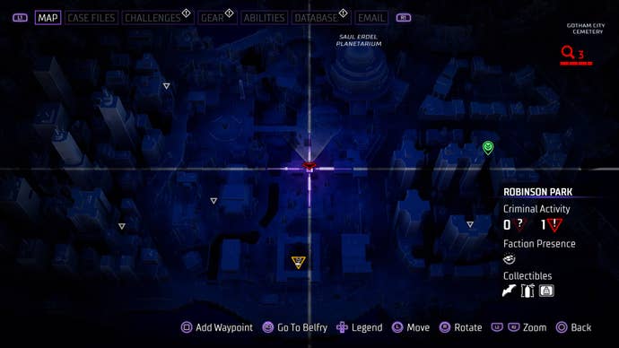 4th Robinson Park Batarang location