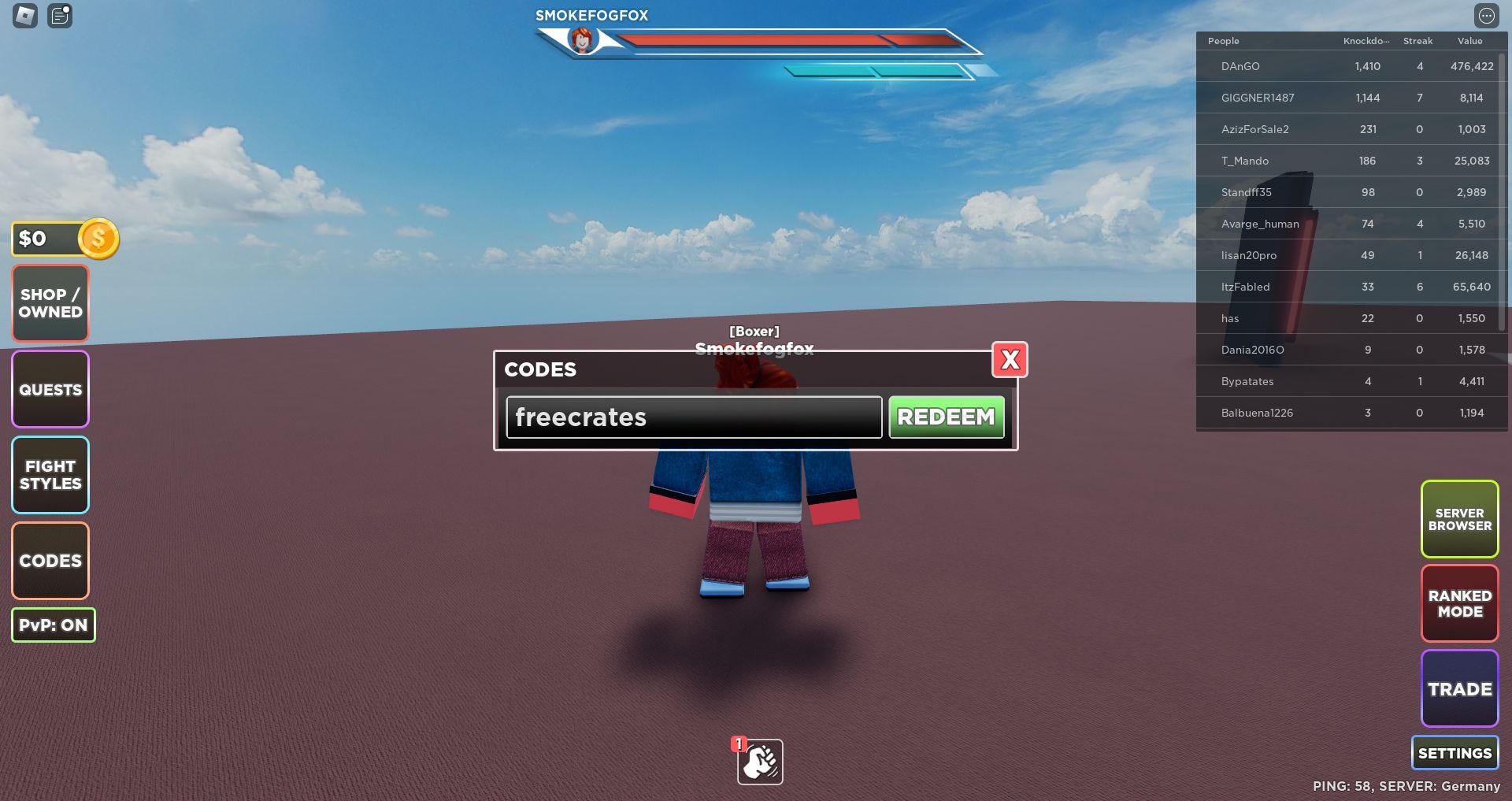 Untitled Boxing Game codes February 2024 | Eurogamer.net