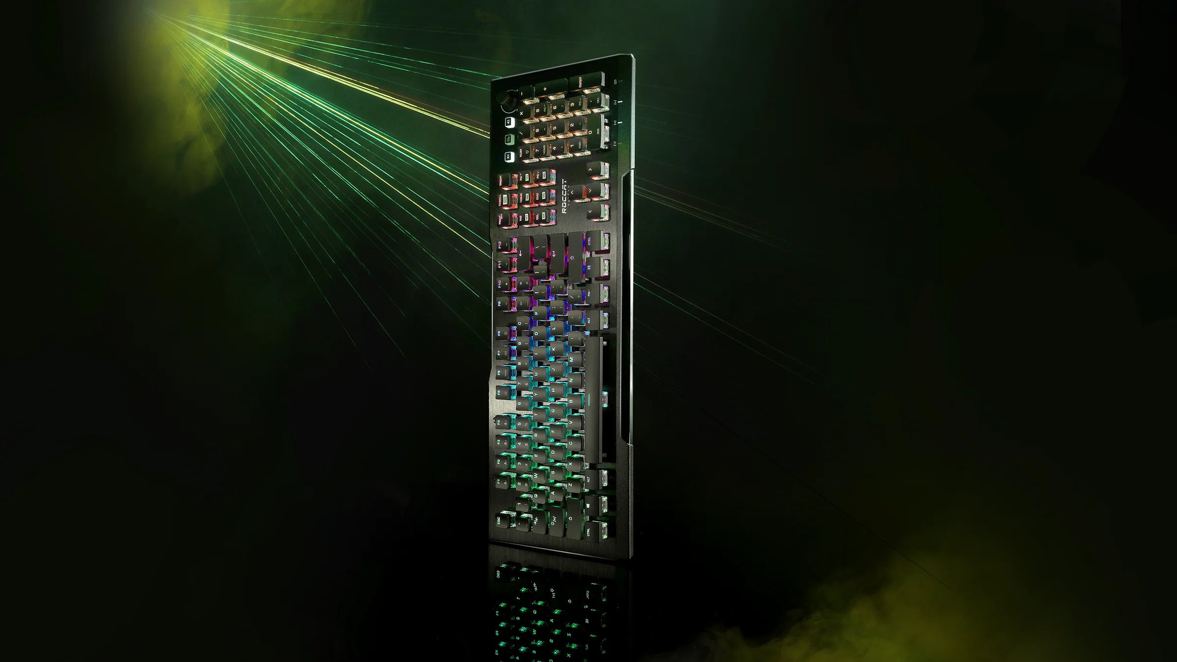 The Roccat Vulcan Pro gaming keyboard.