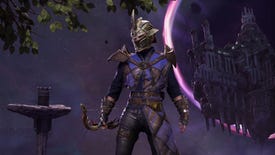 A Rogue wearing high level armour in Last Epoch.