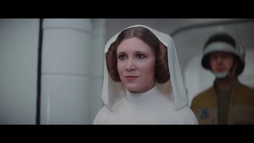 Princess Leia in Rogue One
