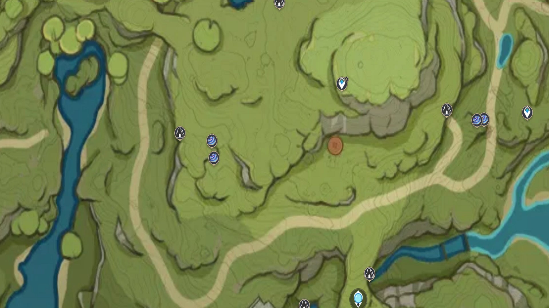 Místa rukkhashava houby: Mapa zobrazující umístění Rukkhashava ve východní Vanaraně